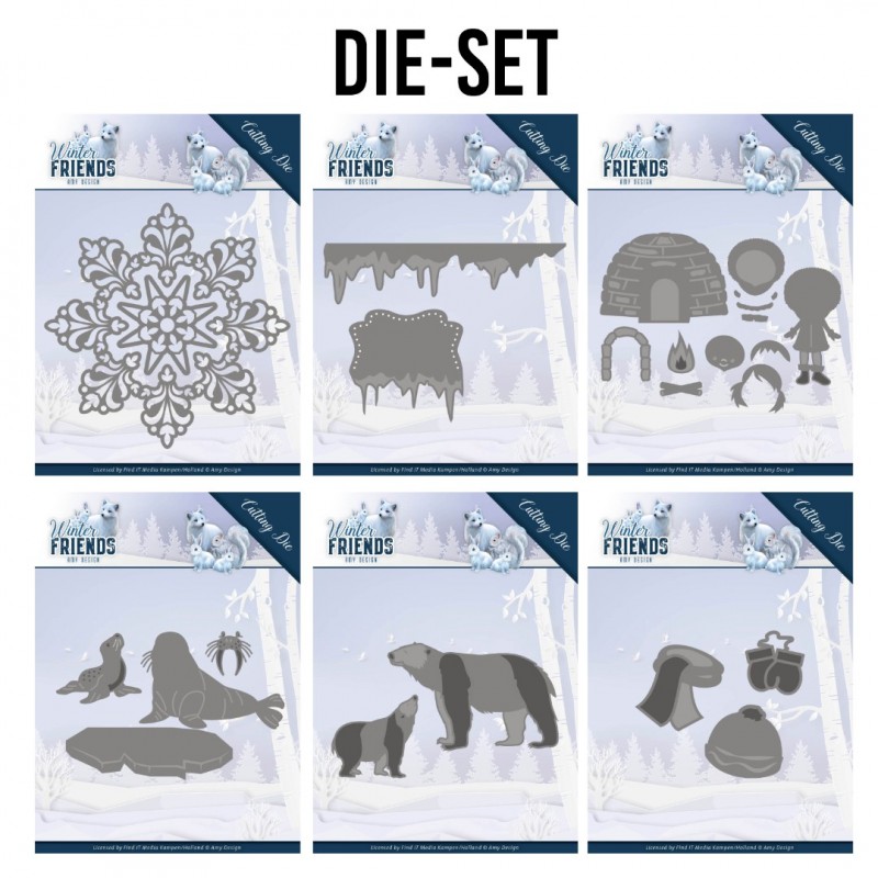 Amy Design – Winter Friends Dies – SET van 6 BLACK FRIDAY DEAL – MEGA AFPRIJZING! Amy Design – Winter Friends Dies – SET van 6 BLACK FRIDAY DEAL – MEGA AFPRIJZING!