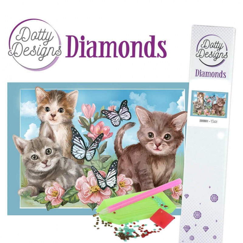 Cats Diamonds by Dotty Designs  Cats Diamonds by Dotty Designs