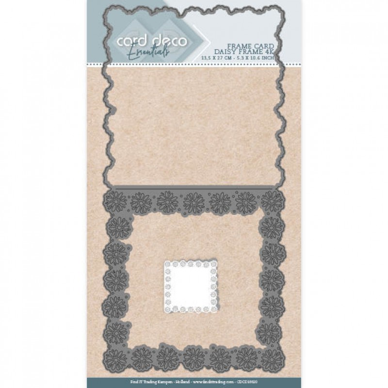 Card Deco Essentials Frame Dies - Daisy Frame 4K