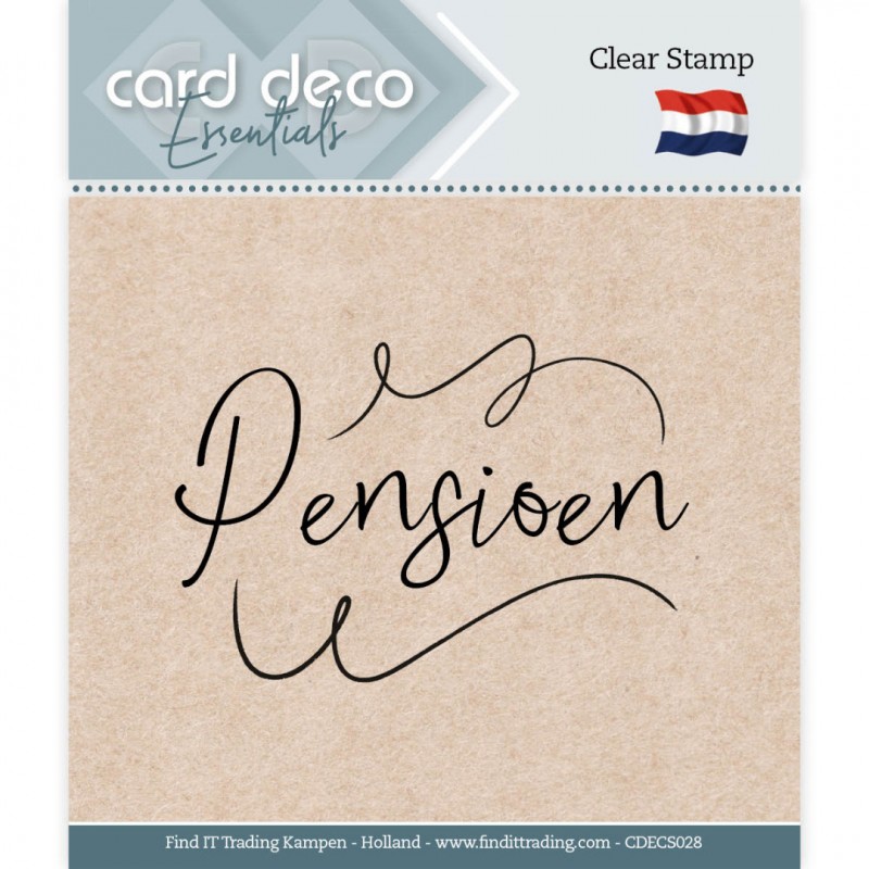 Pensioen Clear Stamps by Card Deco Essentials Pensioen Clear Stamps by Card Deco Essentials