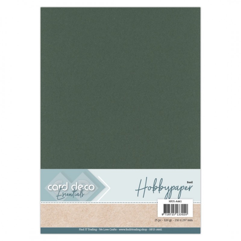 Card Deco Essentials - Hobbypapier - Basilicum