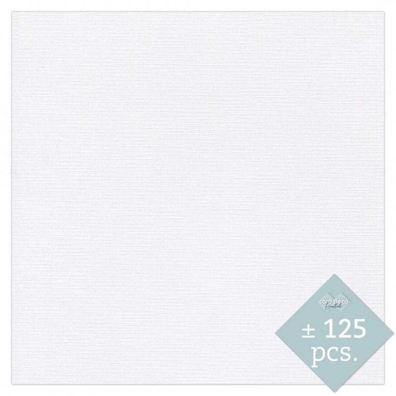 Scrap White Linen Cardstock