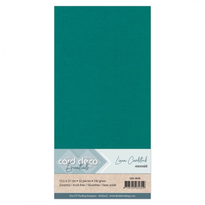 Vierkant Emerald Linnenkarton 