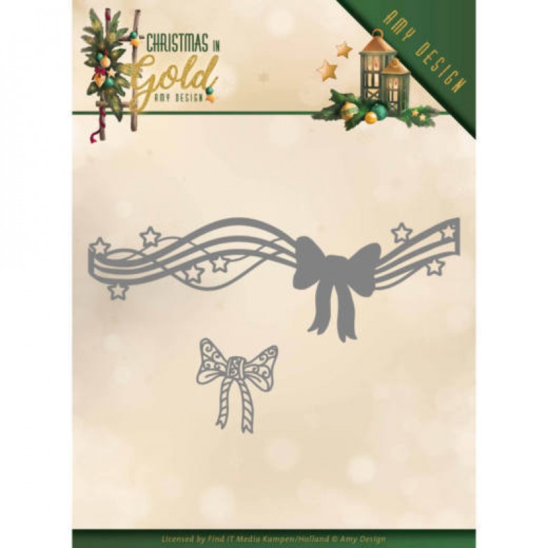 Dies - Amy Design - Christmas in Gold - Christmas Bow