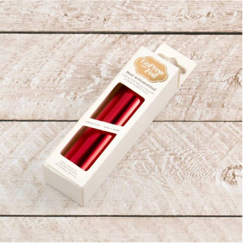 Rood Hittegeactiveerde Folie (Roze spiegelend effect)