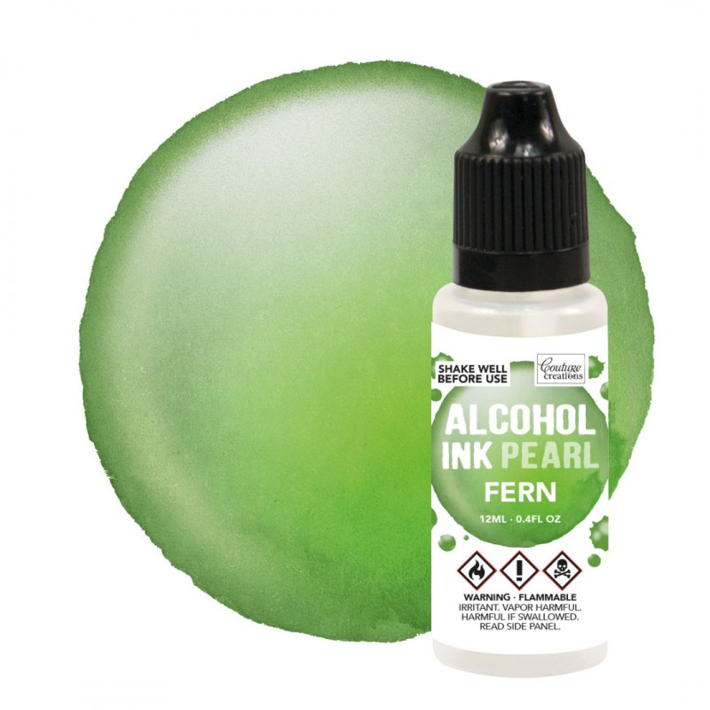 Vert | Fougère Envy Perle Encre d'alcool