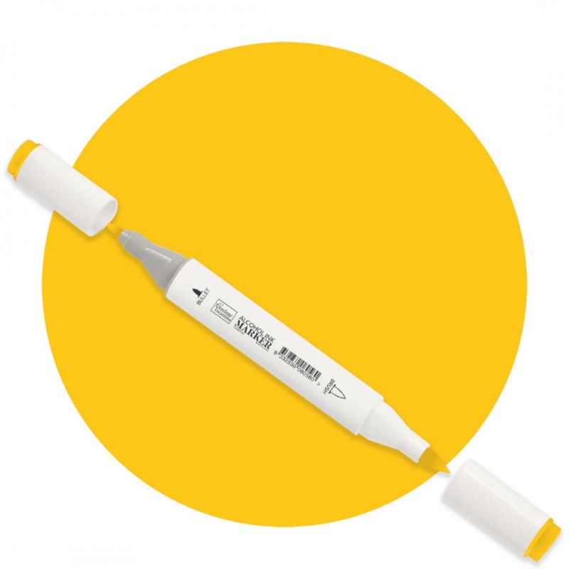 Fresh Yellow Twin Tip Alcohol Ink Marker
