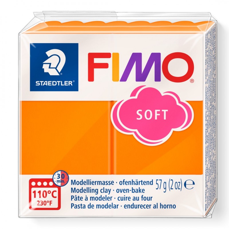 Fimo soft boetseerklei 56 g mandarijn