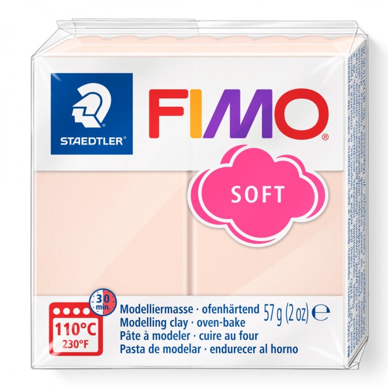 Fimo soft boetseerklei 56 g huidskleur