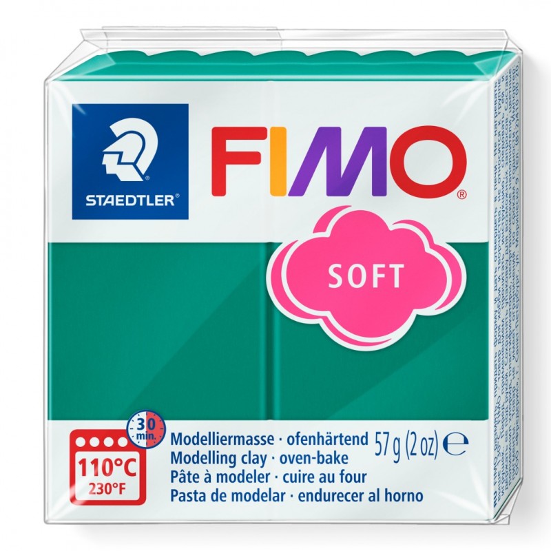 Mod. clay Fimo soft emerald 56 g