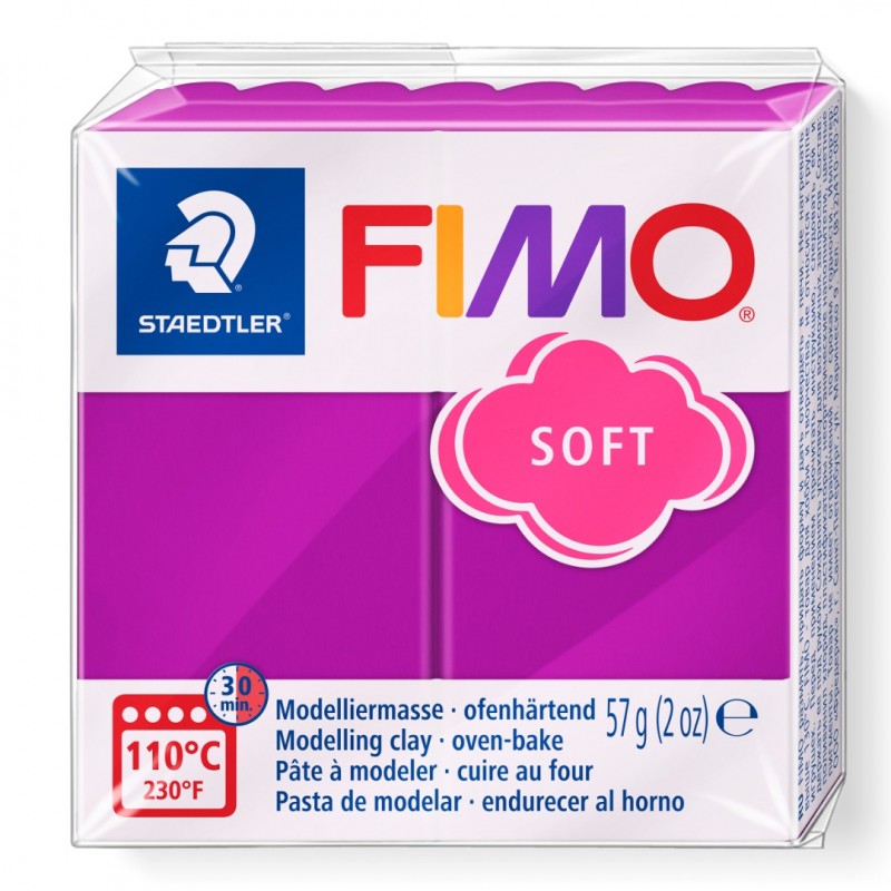 Fimo soft boetseerklei 57 g purperviolet