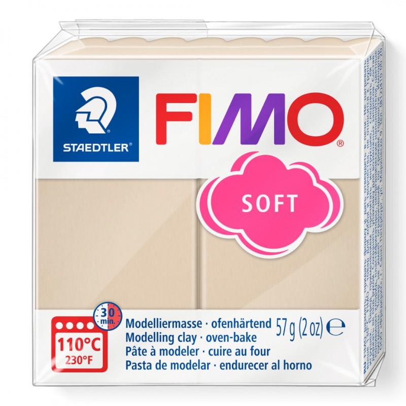 Fimo soft boetseerklei 56 g sahara