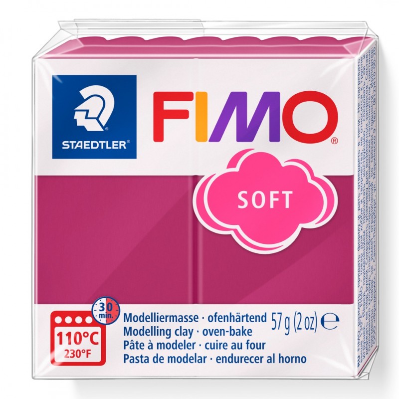 Fimo soft boetseerklei 57 g frozen berry