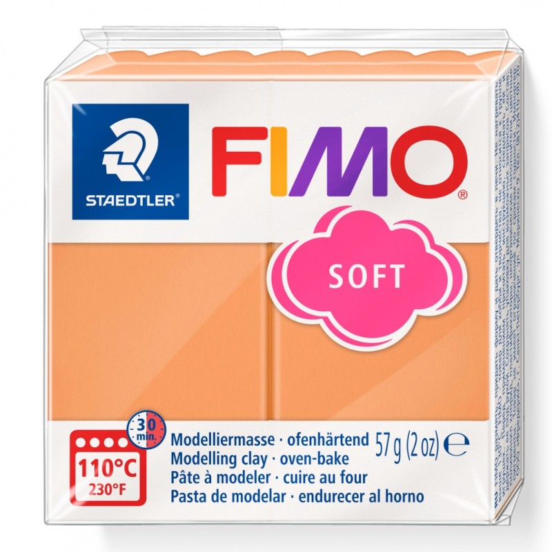 Fimo soft boetseerklei 57 g papaya sorbet