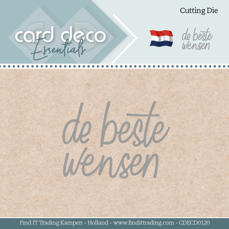 Card Deco Essentials - Dies - De beste wensen