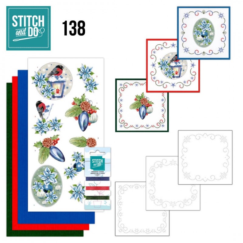 Nr. 138 Christmas Flowers by Jeanine's Art for Stitch and Do