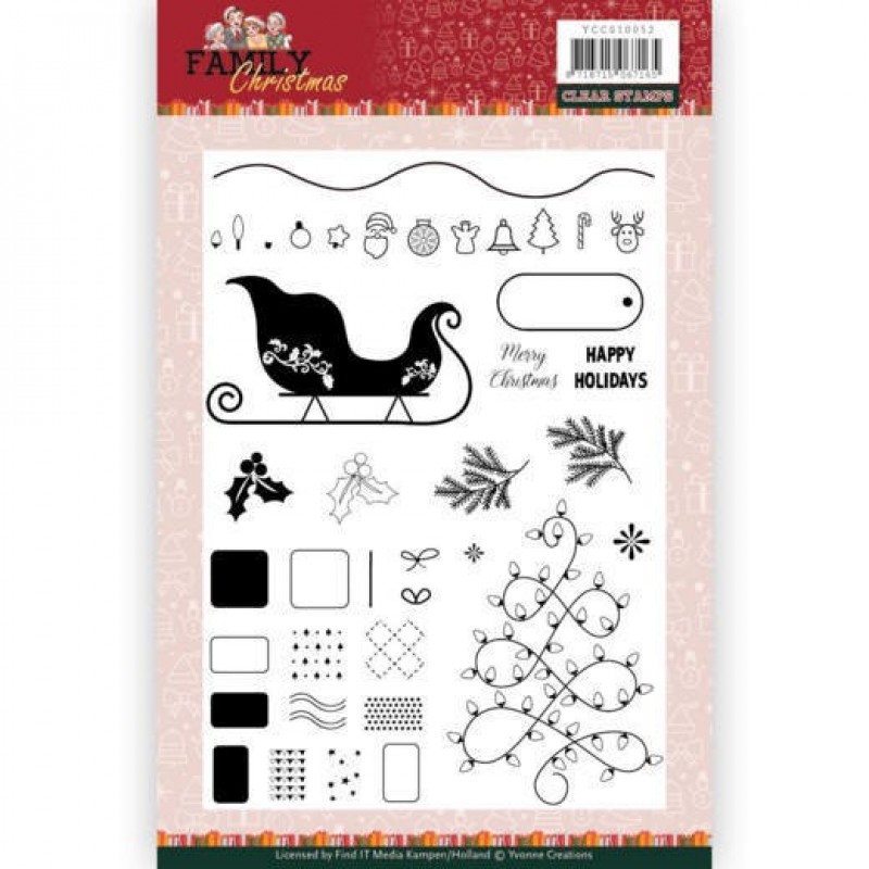 Clear Stamps - Family Christmas van Yvonne Creations