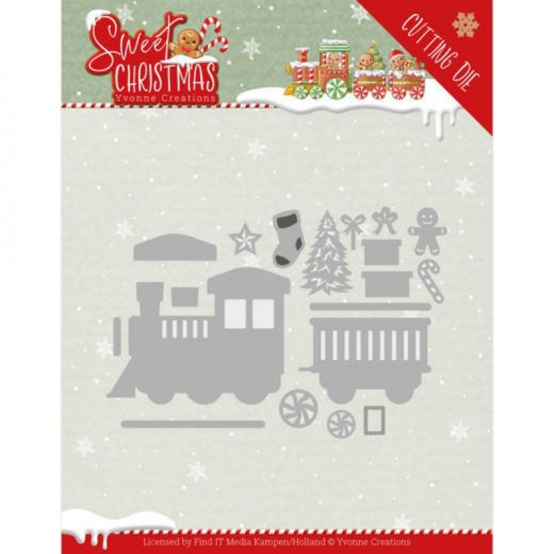 Train - Sweet Christmas Dies by Yvonne Creations