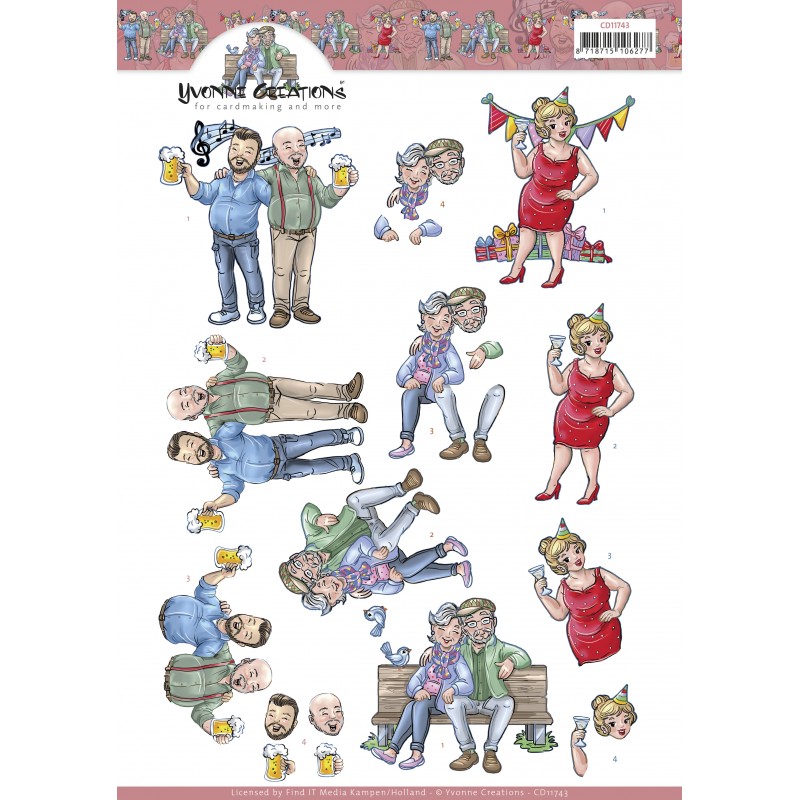 3D Cutting Sheets - Yvonne Creations - Big Family
