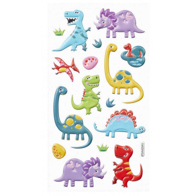 SOFTY Stickers Dino's V