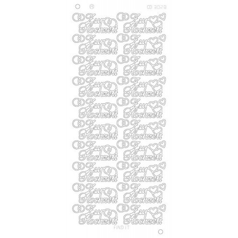 Zur Hochzeit Platinum - Goud