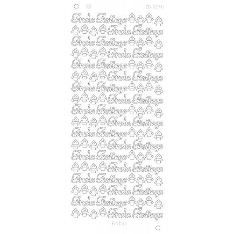 Frohe Festtage Platinum - Gold