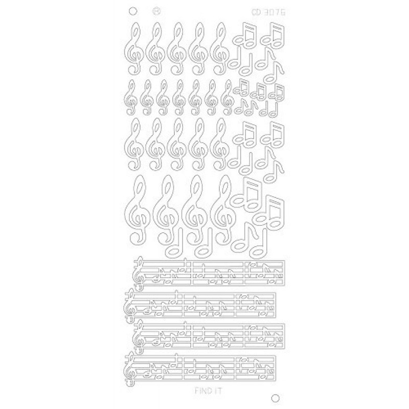 Music Notes Platinum - Gold