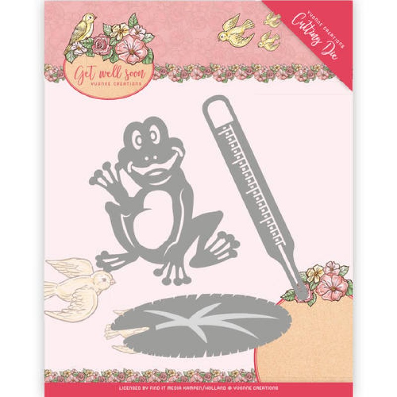 Get Well Frog - Get Well Soon - Snijmal - Yvonne Creations