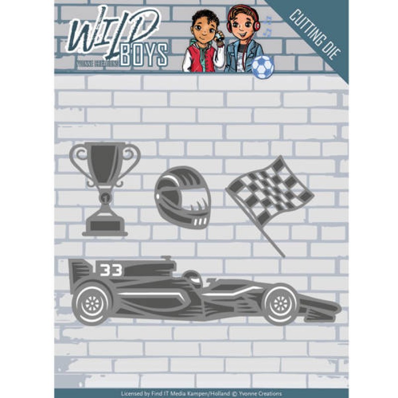 Racing - Wild Boys - Stanzschablone - Yvonne Creations