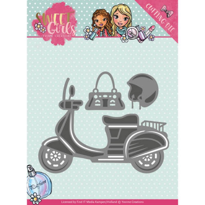 Scooter - Sweet Girls - Stanzschablone - Yvonne Creations