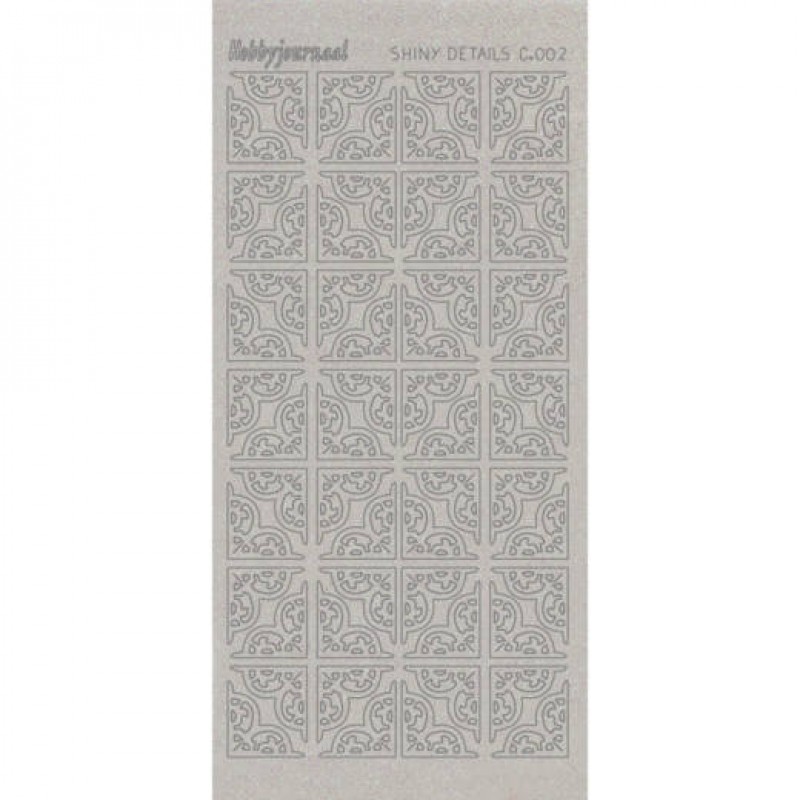 Shiny Details Corners 2 - Zilver