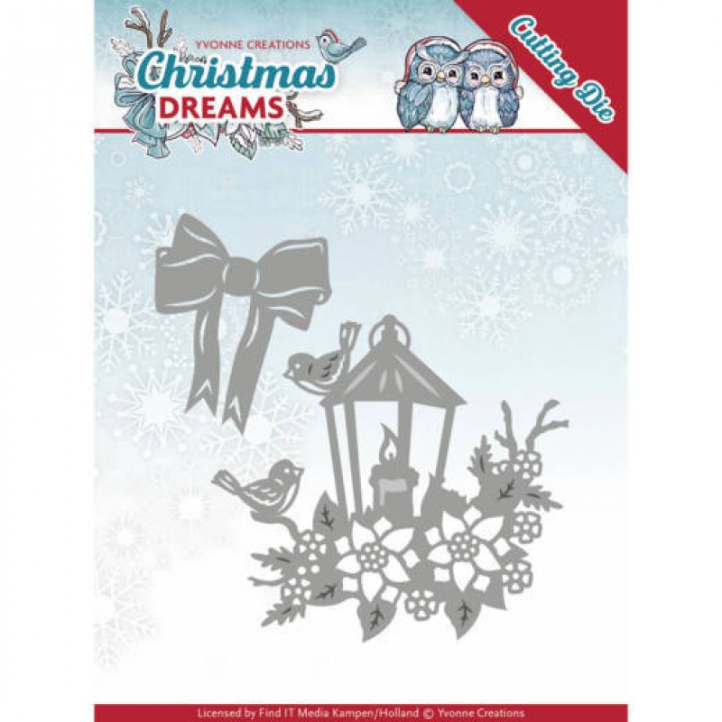 Christmas Lantern - Christmas Dreams - Cut and Emboss Die - Yvonne Creations