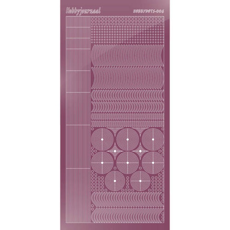 Hobbydots sticker - Mirror - Violet