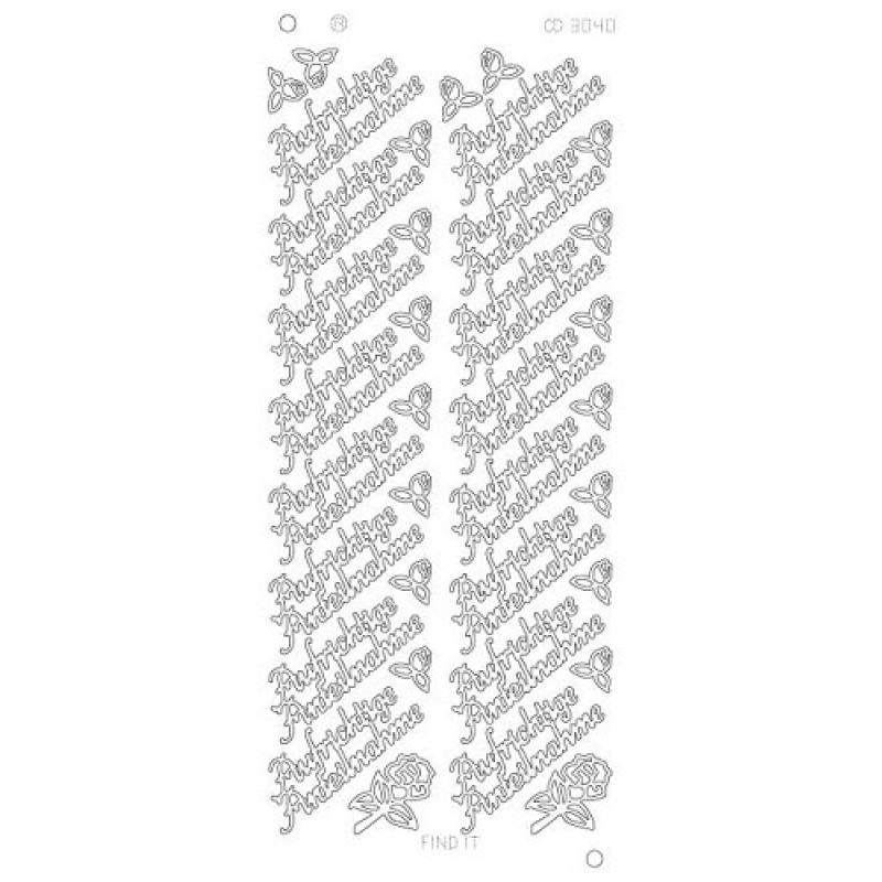 Aufrichtige Anteilnahme platinum - Silver