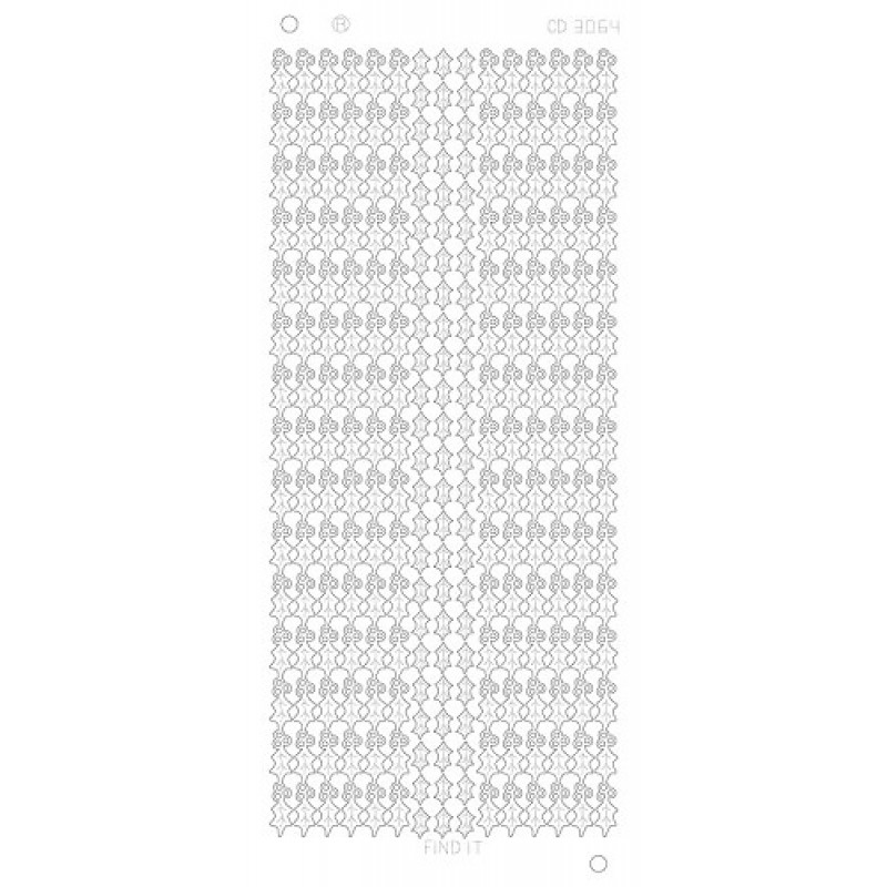 Holly Lines Platinum - Zilver