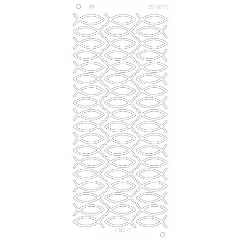 Fish Platinum - Zilver