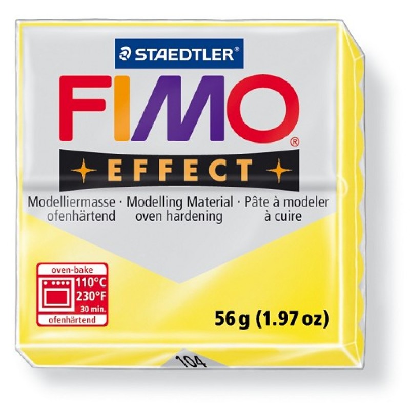 Modelling clay Fimo effect yellow transparent Modelling clay Fimo effect yellow transparent