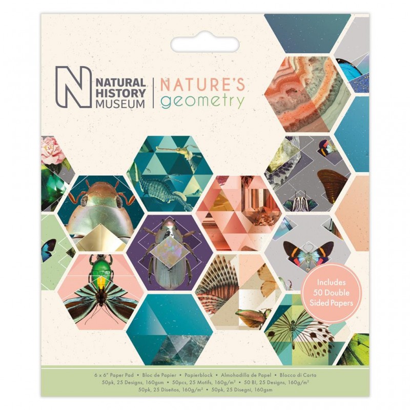 6 x 6" Paper Pad (50pk) - Nature's Geometry