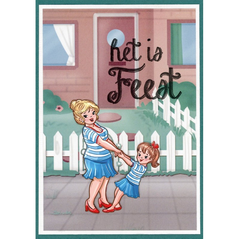 3D Cutting Sheet - Yvonne Creations - Bubbly Girls - Sweetheart - Mother and Child