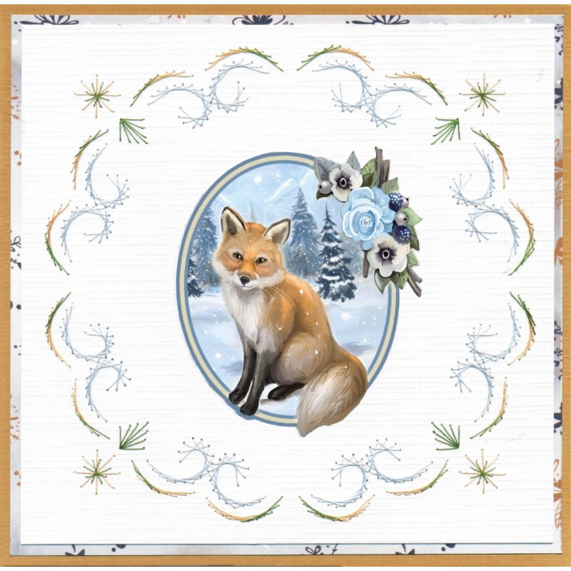 3D Push Out - Amy Design - Whispers of Winter - Forest Animals