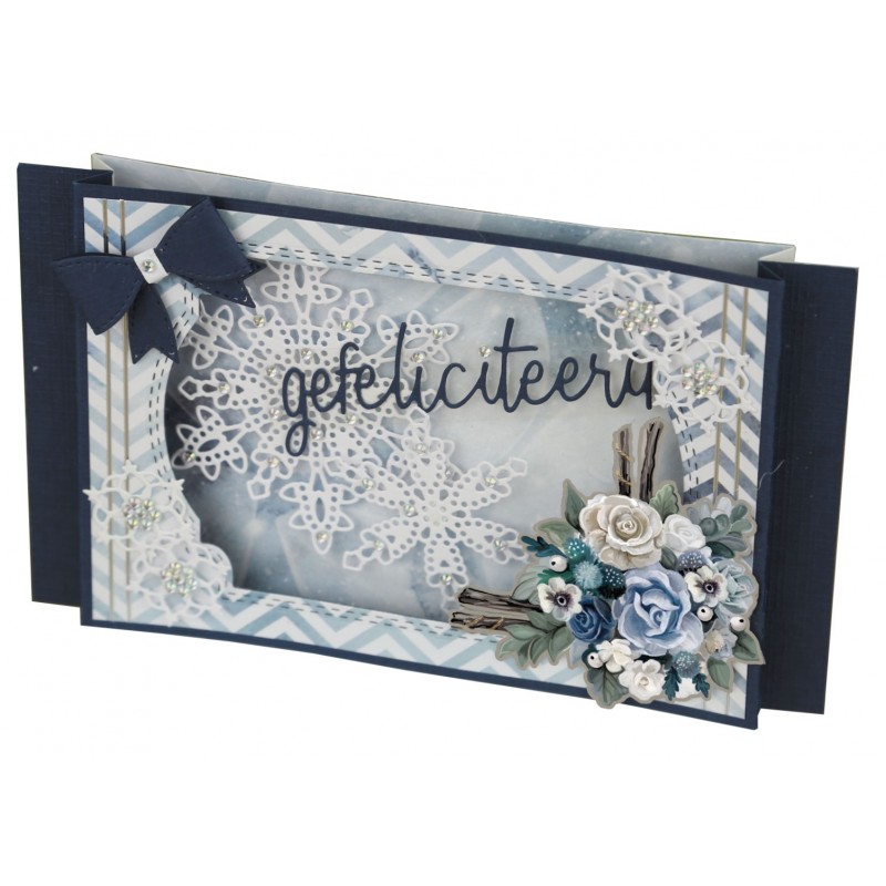 3D Push Out - Amy Design - Whispers of Winter - Flower Arrangement