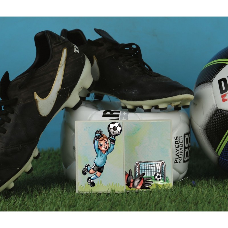 3D Cutting Sheet - Yvonne Creations - Soccer Players