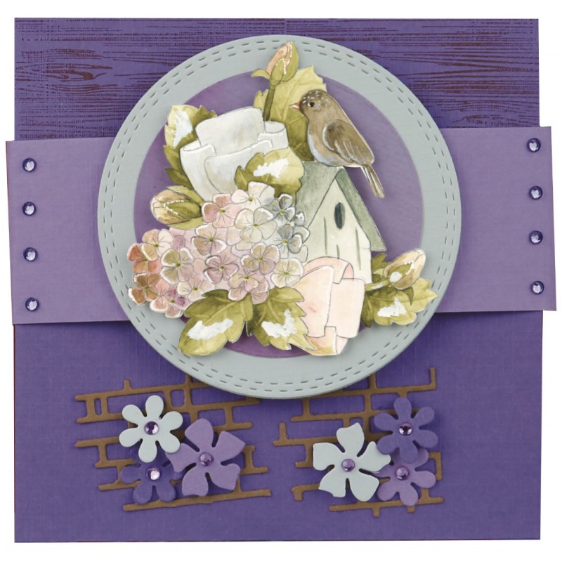 3D Cutting Sheet - Precious Marieke - Purple Passion - Bird Paradise