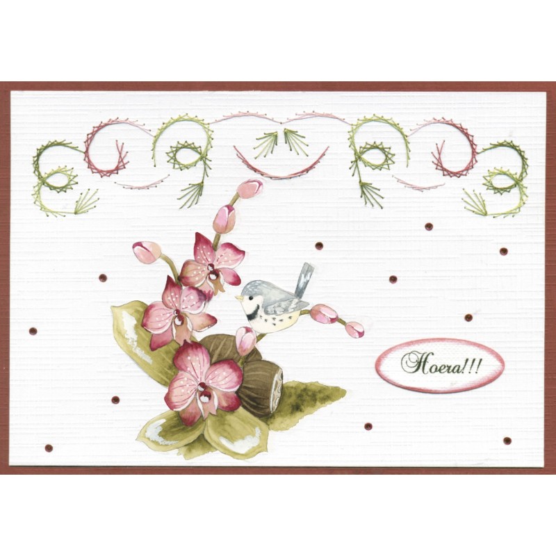 3D Cutting Sheet - Precious Marieke - Purple Passion - Bird Paradise