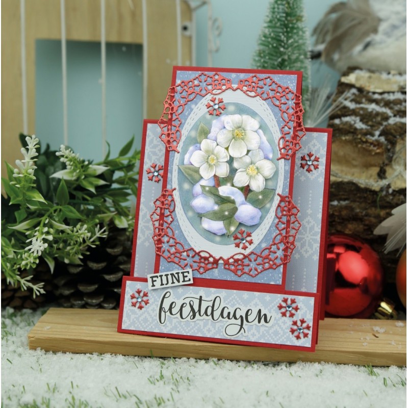 3D Cutting Sheet - Jeanine's Art - Winter Garden - Helleborus