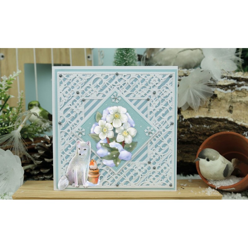 3D Cutting Sheet - Jeanine's Art - Winter Garden - Helleborus