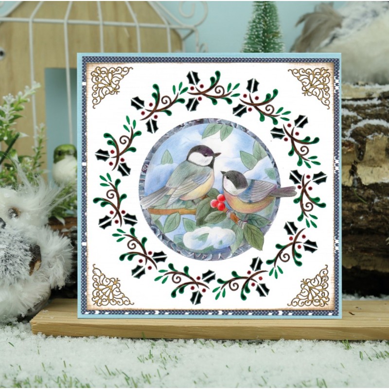 3D Push Out - Jeanine's Art - Winter Garden - Snow Drop