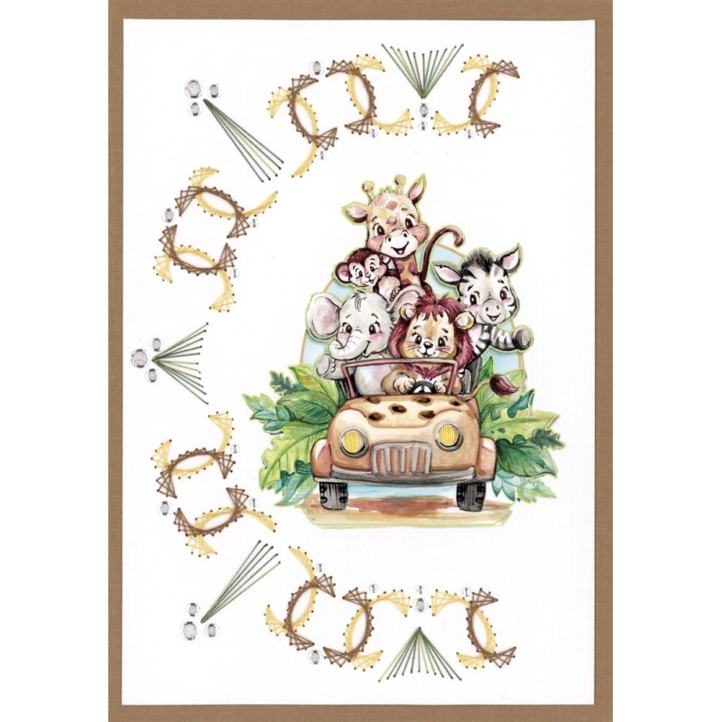 Cutting Sheets - Yvonne Creations - Jungle Party - Mini