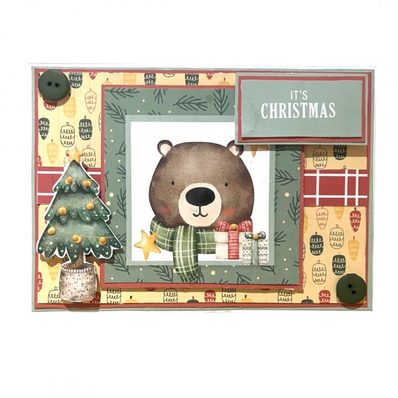 The Paper Boutique Friends at Christmas 8x8 Paper Kit Pad