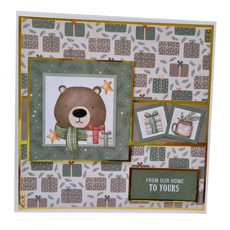 The Paper Boutique Friends at Christmas 8x8 Paper Kit Pad